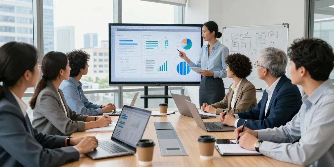 Compare business SIM only deals UK with a diverse team collaborating in a modern office environment.