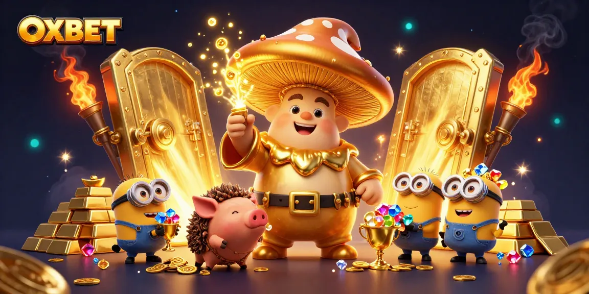 Experience the magic of OXBET with vibrant treasures and dynamic 3D illustrations.
