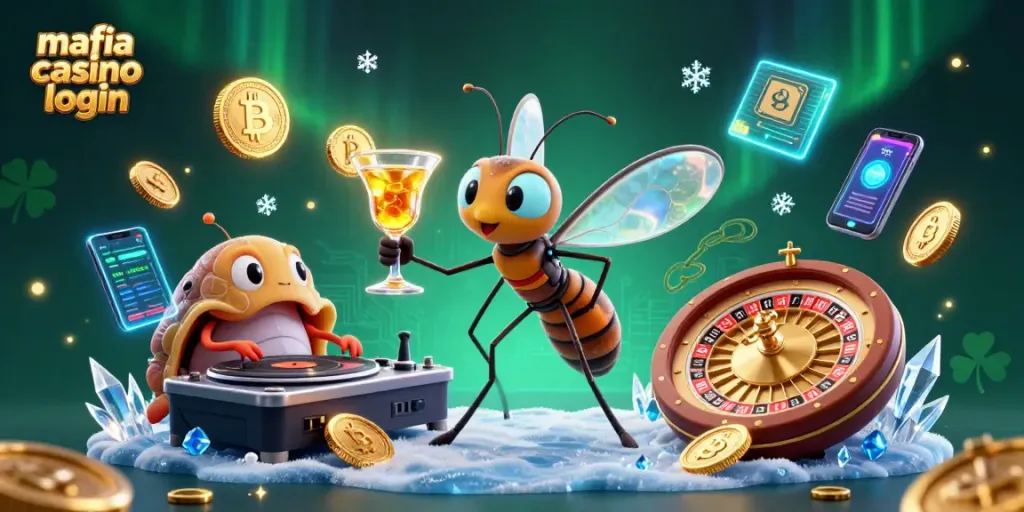 Engage in seamless play with mafia casino login while enjoying vibrant 3D NFT-themed characters.