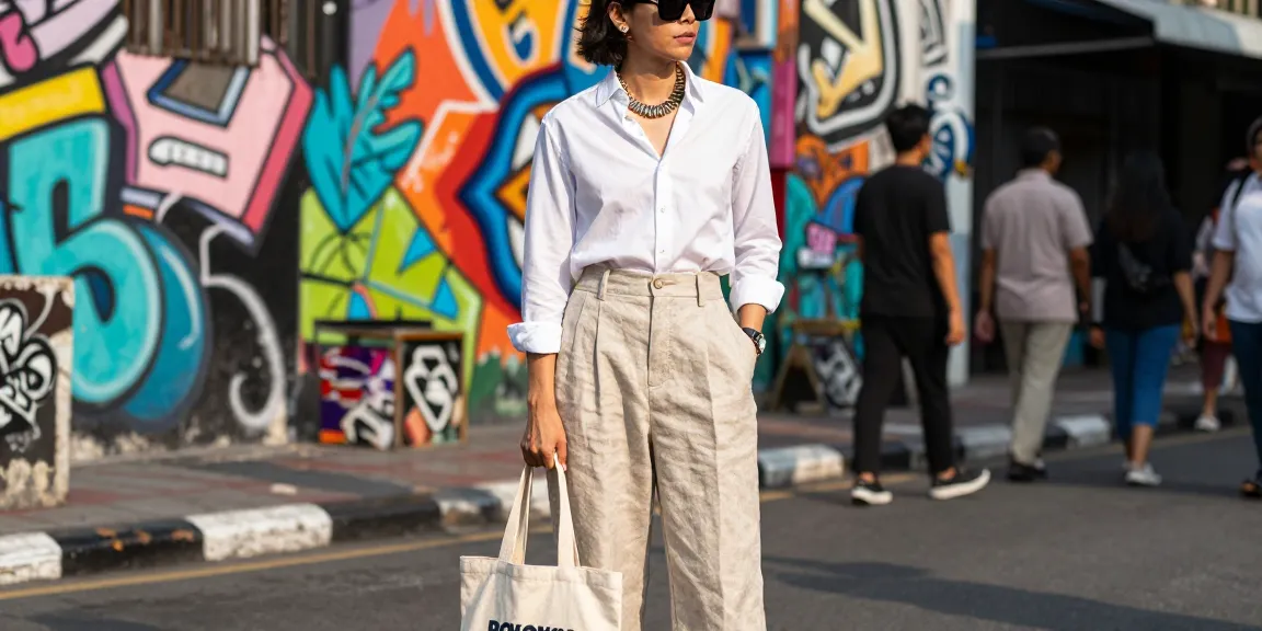 Stylish urban scene featuring ROKOK88 clothing and accessories showcasing quality materials.